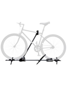 PORTABICI UNIVERSALE TETTO AUTO PER BARRE PORTATUTTO TRASPORTO 1 BICI TOP  BIKE