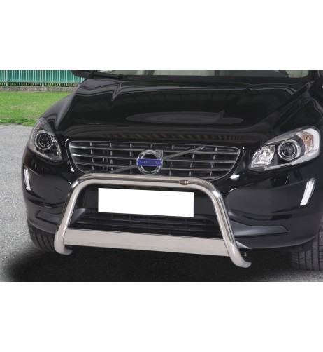 Bull Bar protezione anteriore inox lucido 60mm Volvo XC60 2014 2017