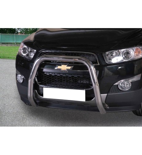 Bull Bar protezione anteriore inox lucido 70mm Chevrolet Captiva 2011 2018