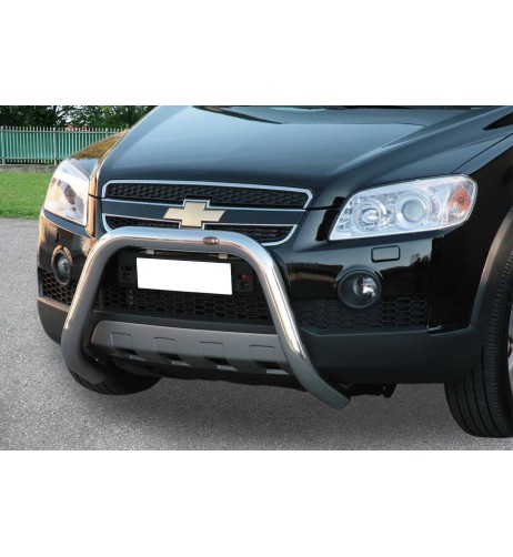 Bull Bar protezione anteriore inox lucido 70mm Chevrolet Captiva 2006 2010