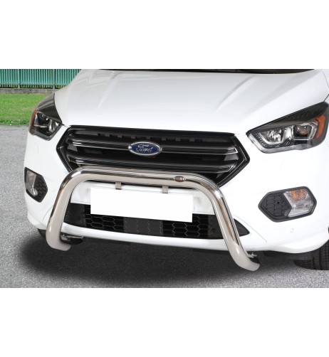 Bull Bar protezione anteriore inox lucido 70mm Ford Kuga 2017 2019