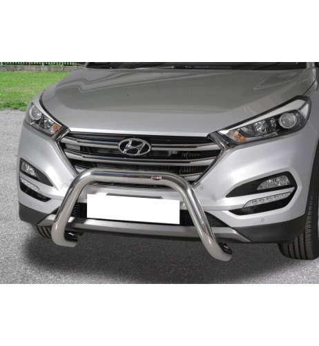 Bull Bar protezione anteriore inox lucido 70mm Hyundai Tucson 2014 2017