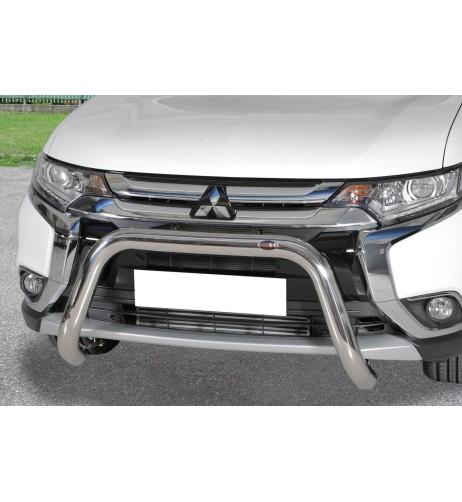 Bull Bar protezione anteriore inox lucido 70mm Mitsubishi Outlander 2015 20