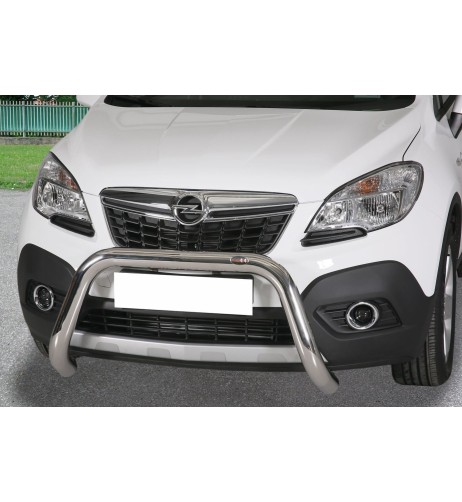 Bull Bar protezione anteriore inox lucido 70mm Opel Mokka 2012 2019