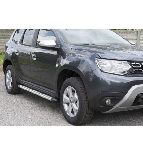 Pedane laterali S50 stondate alluminio Dacia Duster 2018 2023