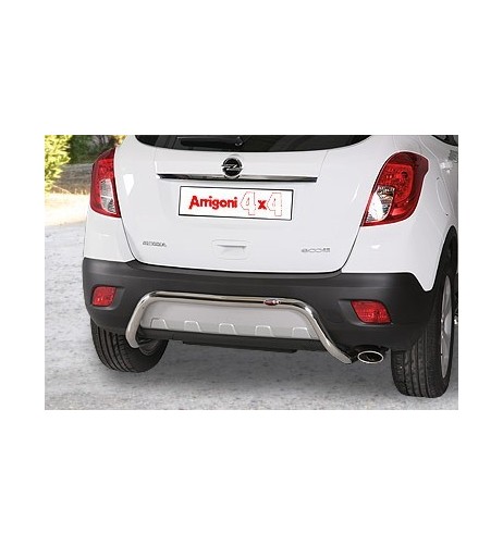 Tubo di protezione posteriore inox lucido 50mm Opel Mokka 2012 2019