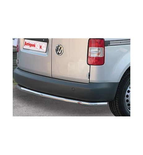 Tubo di protezione posteriore inox lucido 60mm Volkswagen Caddy 2004 2020