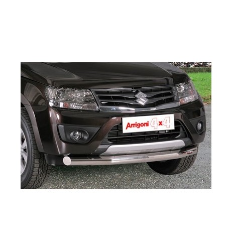 Tubo protezione anteriore acciaio inox lucido 70mm Suzuki Grand Vitara 2009