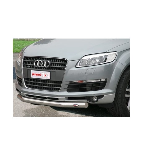 Tubo protezione anteriore inox lucido 70mm Audi Q7 2006 2015