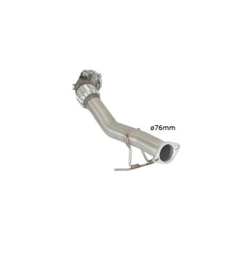 Tubo downpipe inox 55 0362 00 Ford Focus II RS 2 5 Turbo 224kw