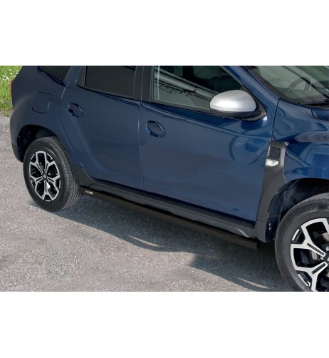 Tubi laterali protezione inox black Dacia Duster 2018 2023