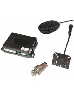 Kit 4 Sensori Parcheggio Posteriori con Buzzer a Volume Regolabile Colore  Nero Verniciabili Universali - Grasso e Figli snc