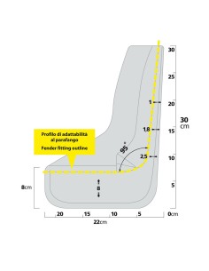 Auto Anteriore Posteriore Paraspruzzi per Modello 3 Paraspruzzi Paraspruzzi  M3B4 4712143708236