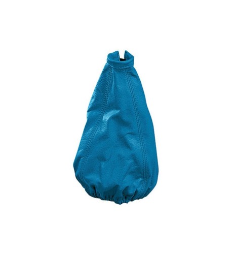 Cuffia leva cambio universale sport PILOT in vera pelle Colore blu