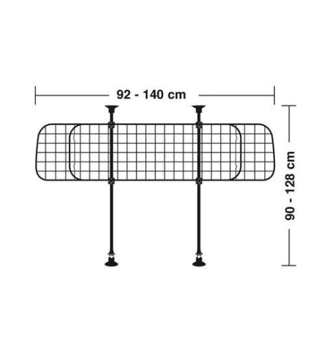 Griglia divisioria animali e merci bagagliaio Per auto e suv