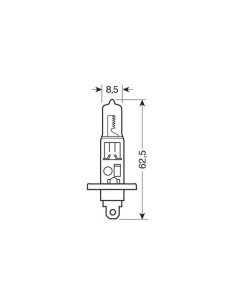 Hongu Coppia lampade lampadine Alogene Camion H7 24V 100W luce BIAN