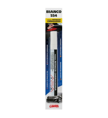 Penna ritocco carrozzeria con colore specifico Bianco 554