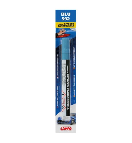 Penna ritocco carrozzeria con colore specifico Blu 592