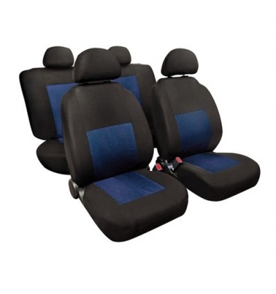 Set fodere coprisedili universali auto Sport blu nero