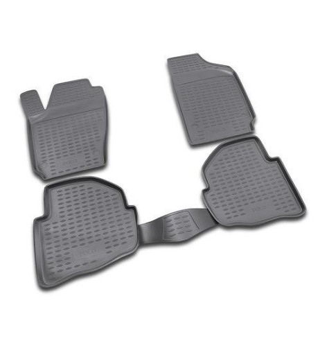 Set tappetini su misura TPE 3D antiscivolo VW Polo 3 5p 2001 2009