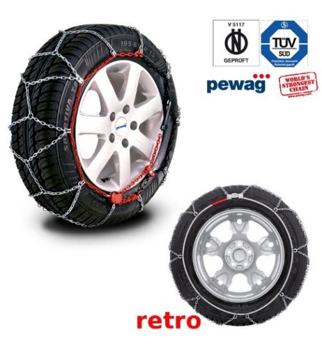 CATENE DA NEVE PER AUTO MELCHIONI 9 MM MISURA 225/45 R17