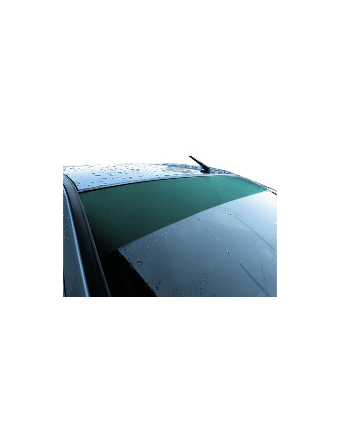 Fascia parasole adesiva removibile 150x24cm auto VERDE BOTTIGLIA