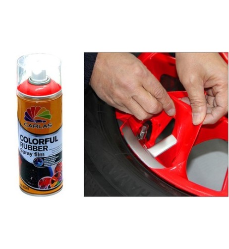 Pellicola spray removibile decorazione rosso fluo Simoni Racing