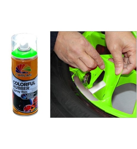 Pellicola spray removibile decorazione verde fluo Simoni Racing