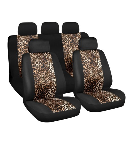 Set completo coprisedili auto universali Leopardo