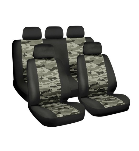 Set completo coprisedili auto universali Camouflage Air Force