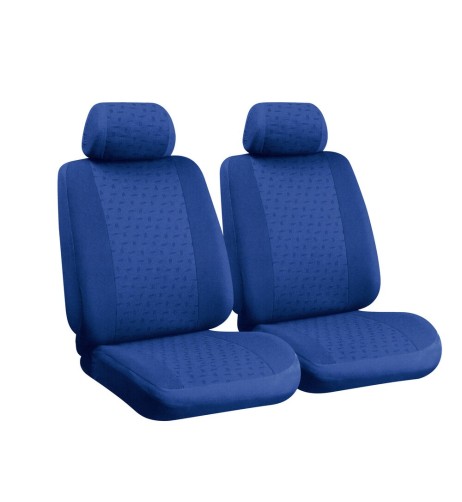 Set coprisedili fodere anteriori auto universali jacquard Glamur Blu