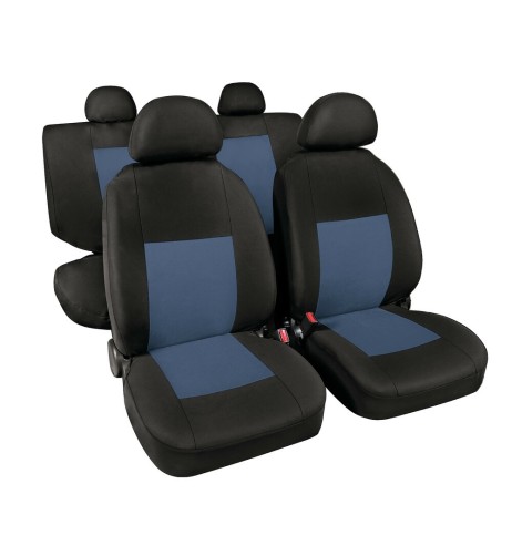 Set fodere coprisedili universali auto Classic avio nero