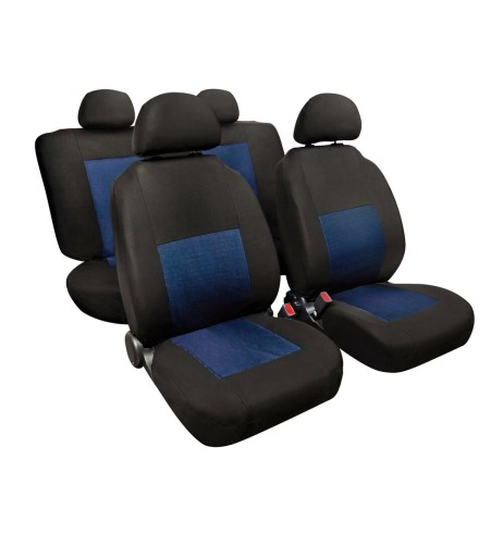 Set fodere coprisedili universali auto Sport blu nero