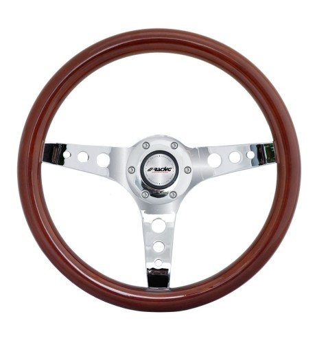 Volante sportivo vero legno 350mm Simoni Racing Arnoux