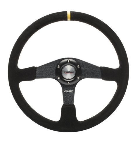 Volante sportivo camoscio nero 380mm Simoni Racing Defender 38