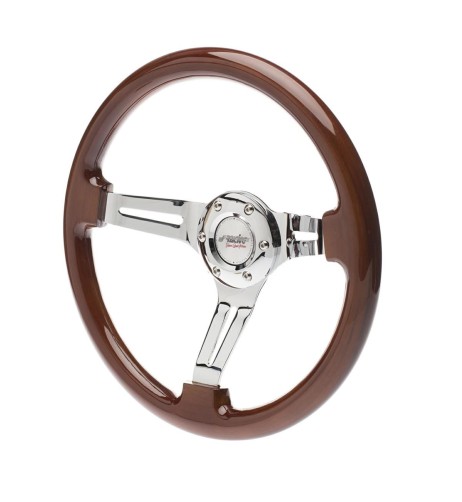 Volante sportivo a calice vero legno 350mm Simoni Racing Didier