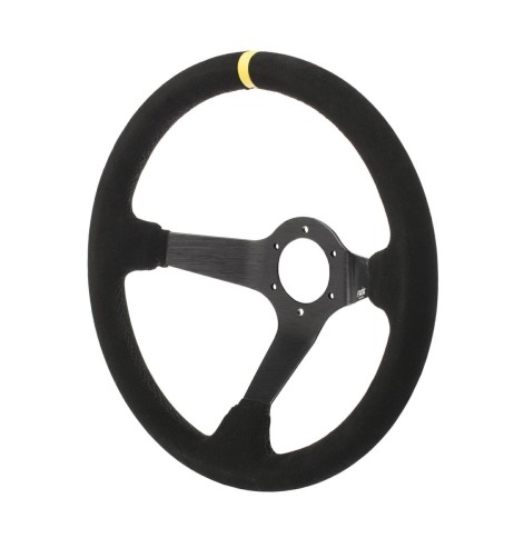 Volante sportivo a calice camoscio nero 350mm Simoni Racing Carrera