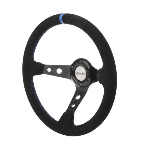 Volante sportivo a calice camoscio nero 350mm Simoni Racing Shakedown