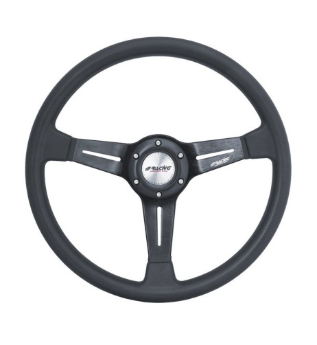 Volante sportivo poliuretano nero 350mm Simoni Racing Slag