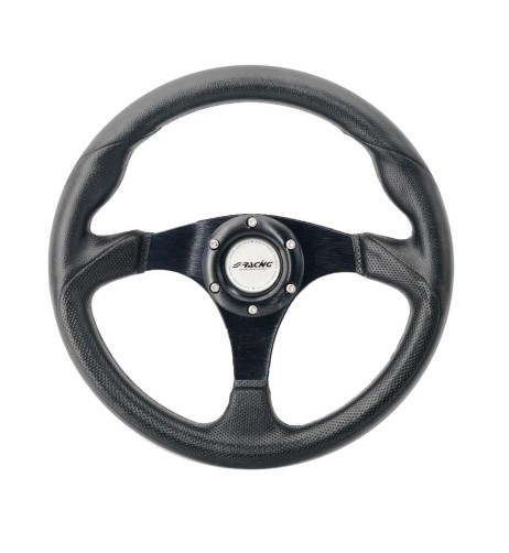 Volante sportivo poliuretano nero 320mm Simoni Racing Barchetta Evo