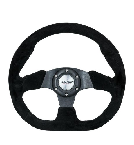 Volante sportivo camoscio nero 330mm Simoni Racing X2