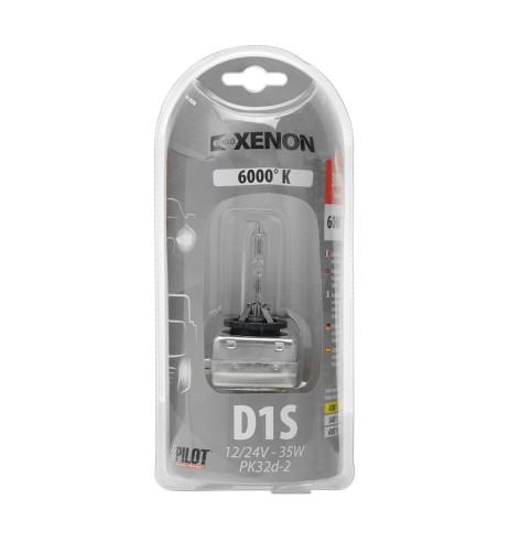 Lampada singola HID Xenon 6000K D1S 35W PK32d 2