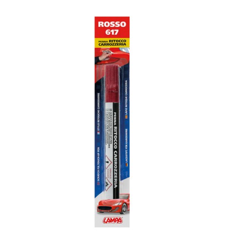 Penna ritocco carrozzeria con colore specifico Rosso 617