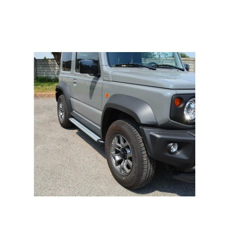 Pedane laterali S50 stondate alluminio Suzuki Jimny dal 2018